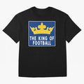 The King of Football Oversized T-Shirt Capture FIFA World Cup 2026 Filled with Mbappe, Argentina Energy, Tournament Hype, Historic Matchups, Family Viewing Parties and Global Sports Pride; Perfect for People Who Love Argentina, Brazil, France,