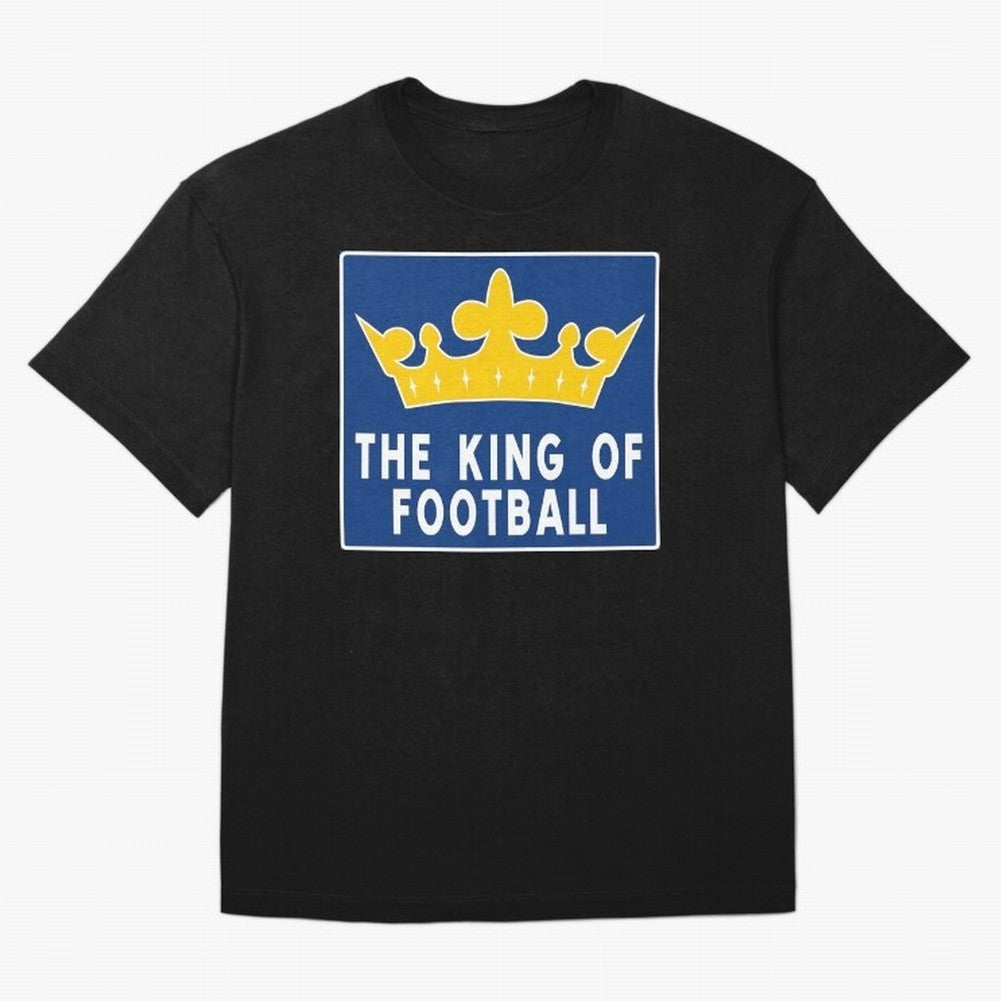 The King of Football Oversized T-Shirt Capture FIFA World Cup 2026 Filled with Mbappe, Argentina Energy, Tournament Hype, Historic Matchups, Family Viewing Parties and Global Sports Pride; Perfect for People Who Love Argentina, Brazil, France,