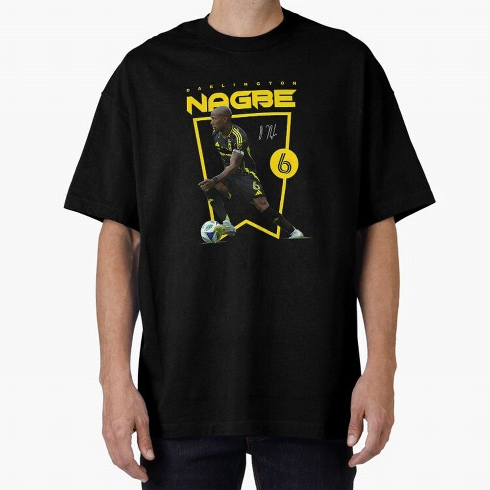 Darlington Nagbe Columbus Crew Oversized T-Shirt Carry the Dream of Match Day Hype around FIFA World Cup 2026 USA Canada Mexico, Cristiano Ronaldo, Spain and Netherlands, Champion Mindset, Group Stage Buzz, Knockout Tension and Passionate Fan