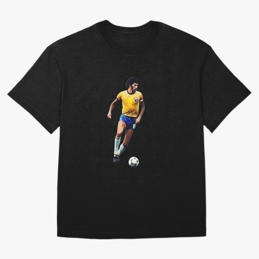Legends Of The Beautiful Game Cartoon Collection Legends Socrates Cartoon Artwork9 Oversized T-Shirt Make Every Kick Count in Match Day Hype around FIFA World Cup 2026 USA Canada Mexico, CR7 and Messi, Argentina, Vintage Soccer Flavor, Modern