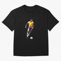 Legends Of The Beautiful Game Cartoon Collection Legends Socrates Cartoon Artwork9 Oversized T-Shirt Make Every Kick Count in Match Day Hype around FIFA World Cup 2026 USA Canada Mexico, CR7 and Messi, Argentina, Vintage Soccer Flavor, Modern