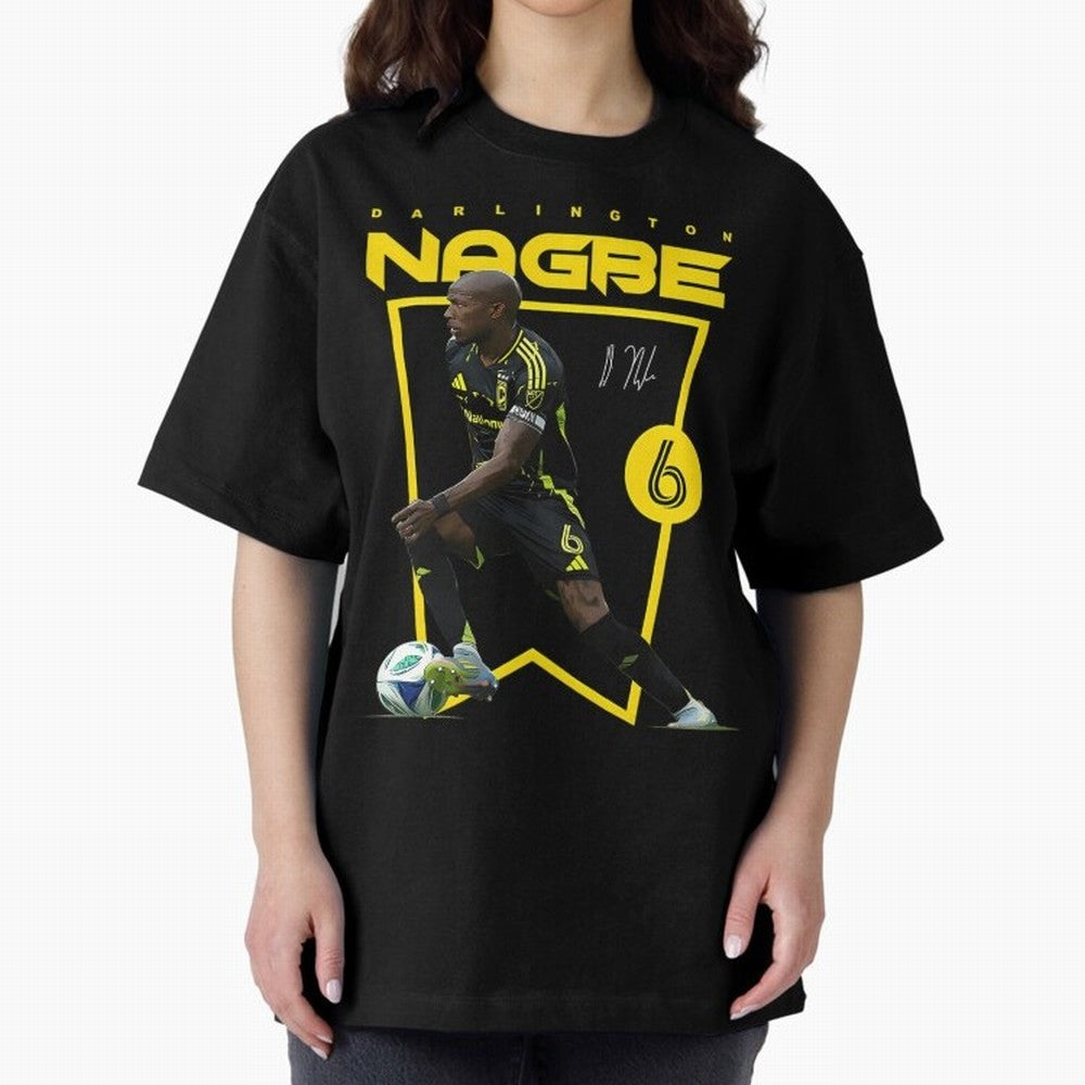 Darlington Nagbe Columbus Crew Oversized T-Shirt Show Love for Legendary Goals in FIFA World Cup 2026 USA Canada Mexico Spirit, with Argentina, Messi, Stadium Chants, National Pride, Trophy Dreams and Unforgettable Football Memories; Perfect for