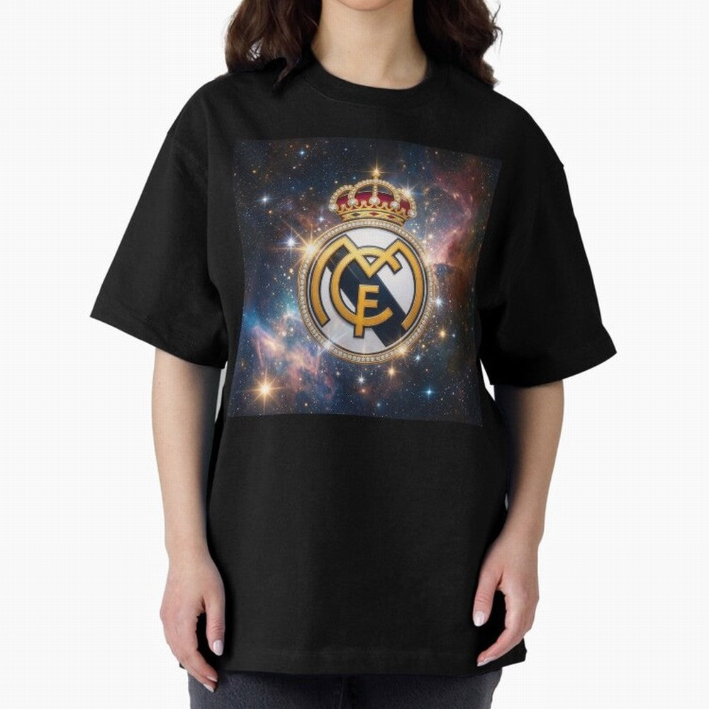 The Real Madrid Galaxy Oversized T-Shirt Upgrade FIFA World Cup 2026 Group Stage Spirit, Made for France, Messi, CR7 and Mbappe, Vintage Soccer Flavor, Modern Football Stars, National Flags and Final Night Emotion; Made for Die Hard Supporters,