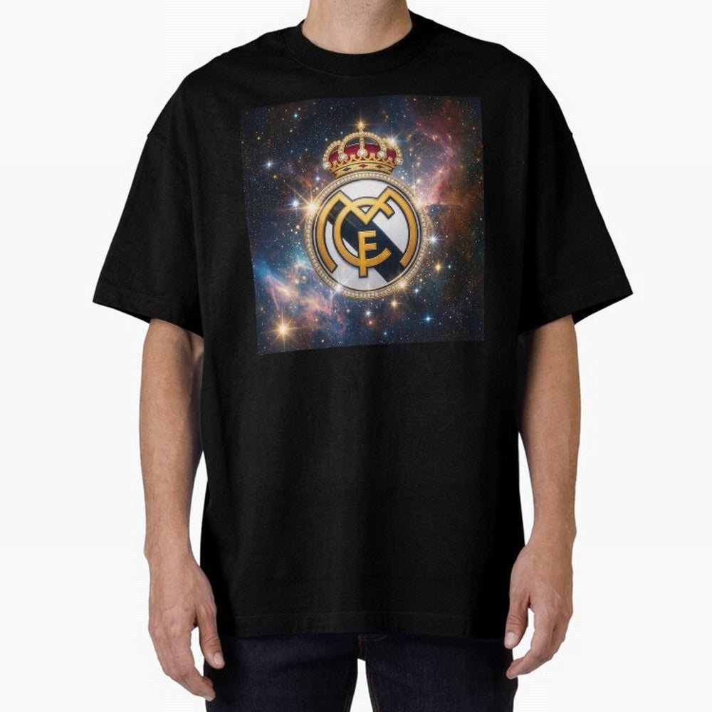 The Real Madrid Galaxy Oversized T-Shirt Upgrade FIFA World Cup 2026 Group Stage Spirit, Made for France, Messi, CR7 and Mbappe, Vintage Soccer Flavor, Modern Football Stars, National Flags and Final Night Emotion; Made for Die Hard Supporters,