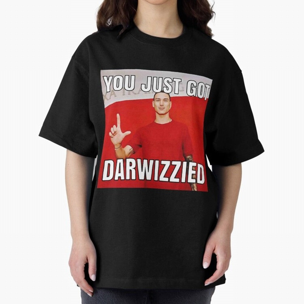 You Just Got Darwizzied Active Oversized T-Shirt Back the Journey through Match Day Hype around FIFA World Cup 2026 Group Stage, Neymar, France, Supporter Pride, Iconic Celebrations, Legendary Names and Global Match Day Energy; Built for Supporters