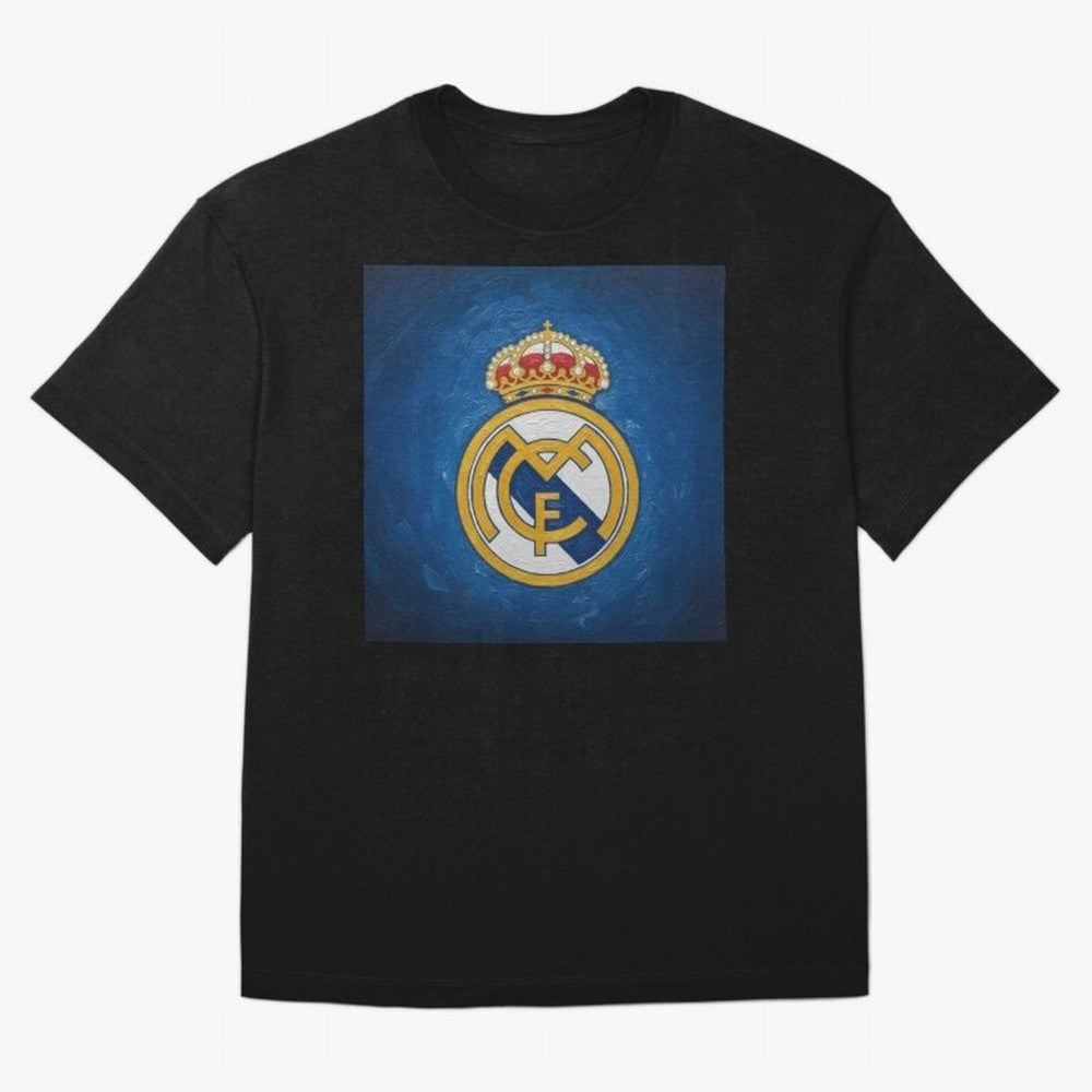 Real Madrid FC - Painting Oversized T-Shirt Celebrate the Next Chapter of FIFA World Cup 2026 USA Canada Mexico Spirit, Capturing Argentina and Brazil, CR7 and Messi, Soccer Culture, Superstar Moments, National Team Dreams and Competitive Fire;