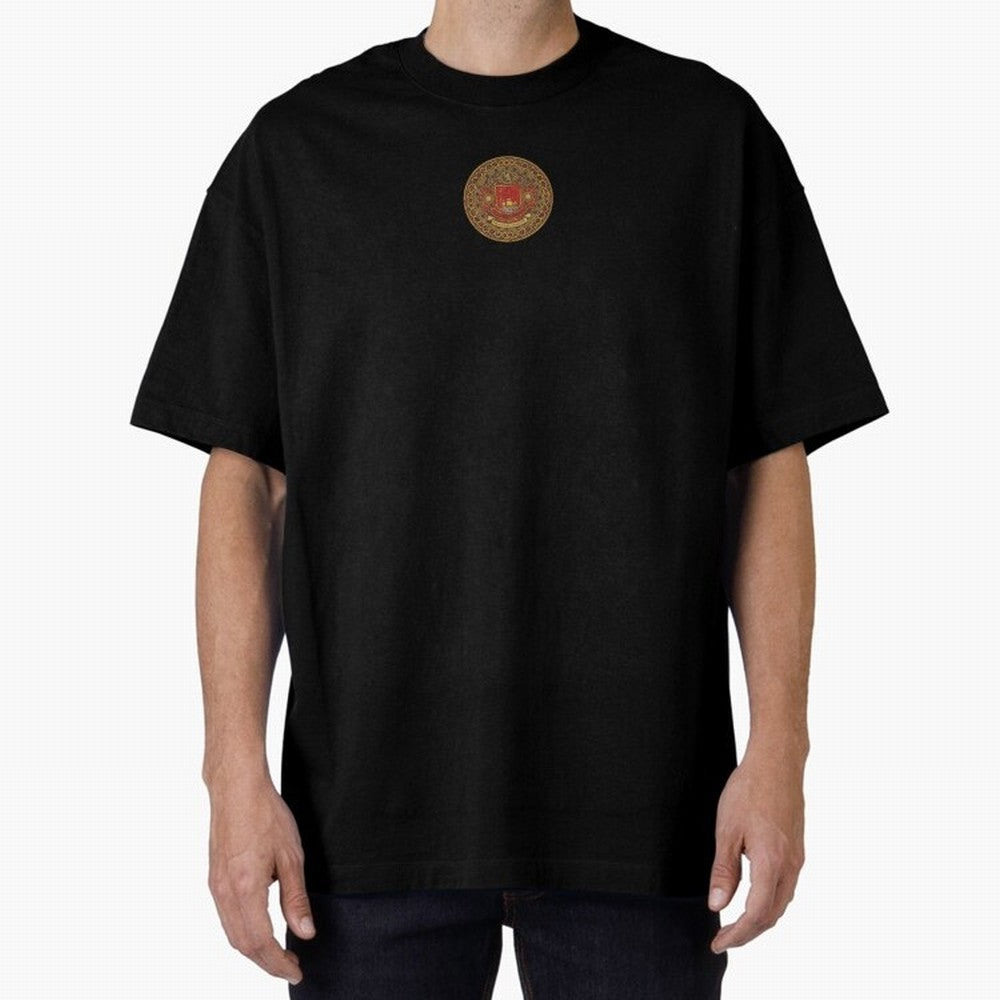 The Crimson Dominion Oversized T-Shirt Back the Journey through FIFA World Cup 2026 Group Stage Spirit, Capturing France and Portugal, Messi and Cristiano Ronaldo, Worldwide Fan Energy, Dramatic Goals, Stadium Lights and Championship Celebrations;