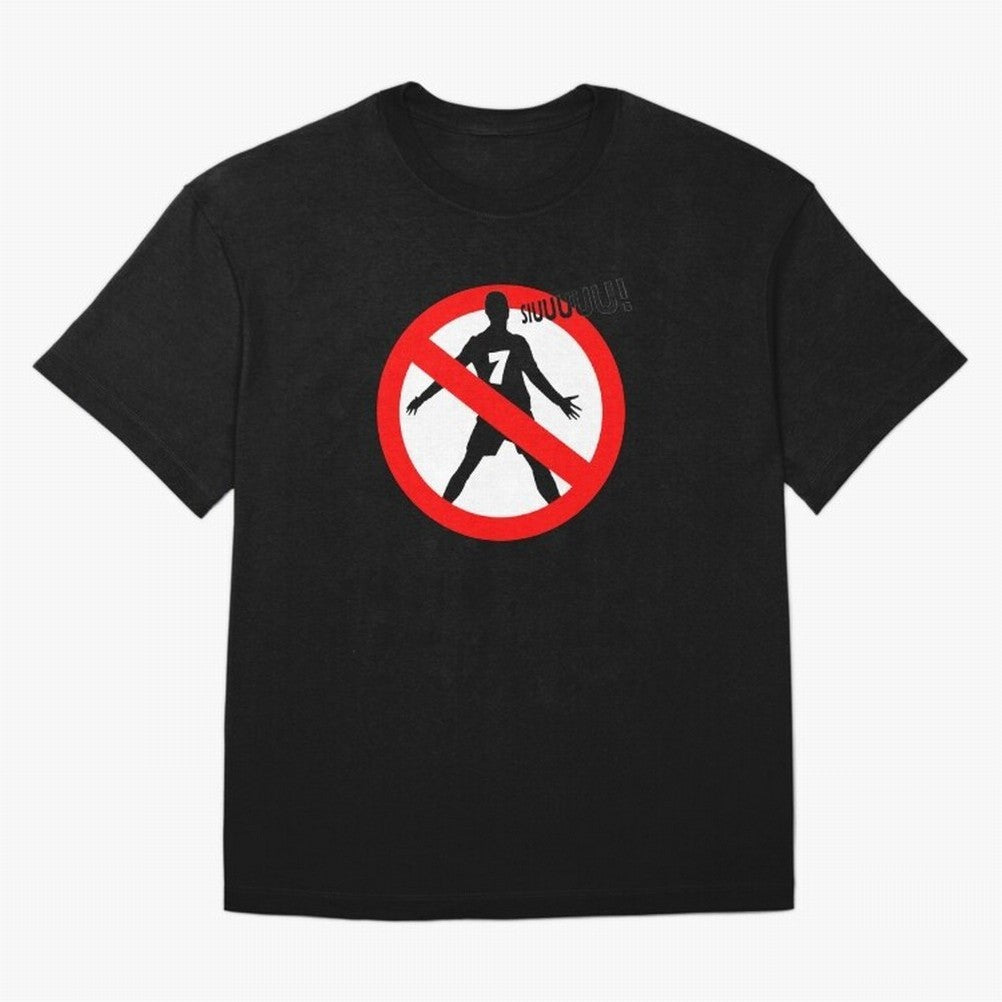 No Siiuuu Number 7 Soccer Meme Oversized T-Shirt Fuel Your Fan Pride for FIFA World Cup 2026 Group Stage for Fans of Messi, Neymar and Mbappe and Portugal, Spain and Germany, Bringing Soccer Culture, Superstar Moments, National Team Dreams and