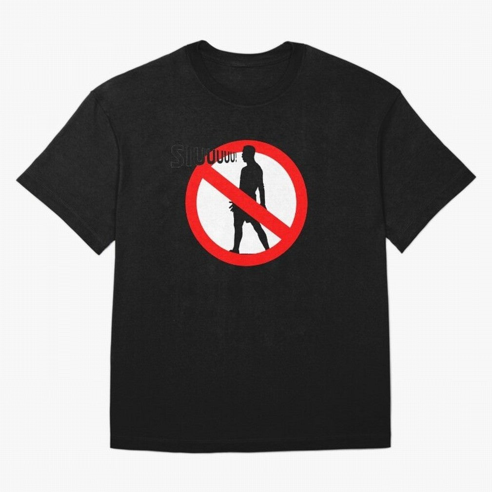 No Siiuuu Funny Soccer Meme Design Oversized T-Shirt Wear the Spirit of Global Football Passion for FIFA World Cup 2026 Group Stage, Made for Messi, Germany, Tournament Hype, Historic Matchups, Family Viewing Parties and Global Sports Pride; Great