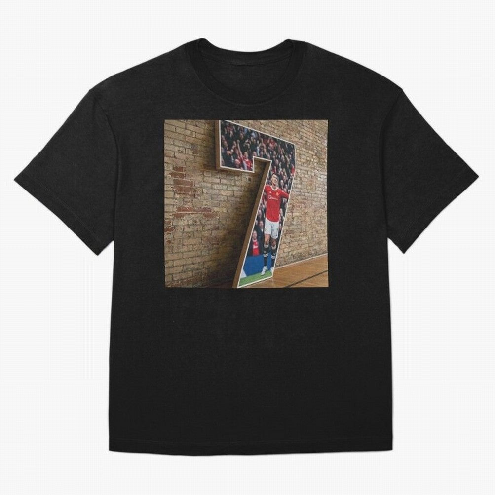number 7 Oversized T-Shirt Bring a Champion Mindset to Global Football Passion for FIFA World Cup 2026 USA Canada Mexico, Inspired by CR7, England and Germany, Championship Spirit, Famous Goals, Roaring Crowds and International Football Unity; Made