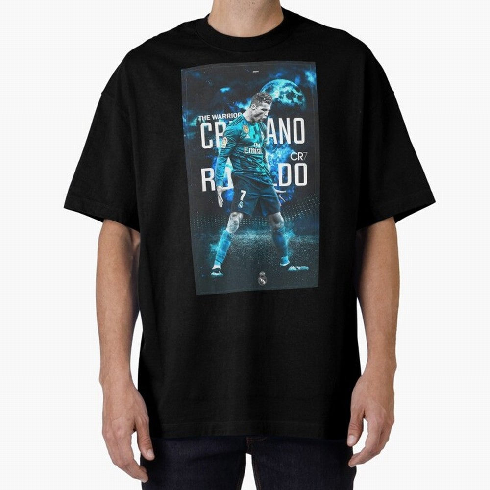 Ronaldo Oversized T-Shirt Turn Football Passion into Match Day Hype around FIFA World Cup 2026 USA Canada Mexico, Haaland, England and Germany, Match Day Excitement, Supporter Culture, Golden Goals and Global Football Passion; Ideal for Football