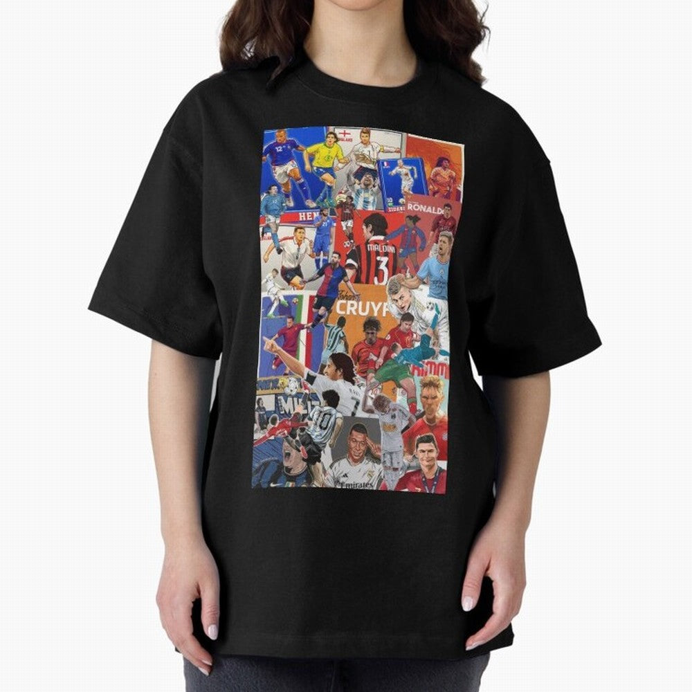 The Greats Oversized T-Shirt Experience the Global Stage of Match Day Hype around FIFA World Cup 2026 USA Canada Mexico, Cristiano Ronaldo, Haaland and CR7, Spain, Global Supporter Spirit, Legendary Goals, National Colors and Tournament