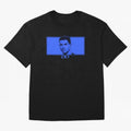 Ronaldo CR7 Blue Vector Portrait - Pop Comic Oversized T-Shirt Celebrate Football Heritage in the FIFA World Cup 2026 Journey through Cristiano Ronaldo Highlights, Brazil Pride, Football Passion, Legendary Performances, Festival Vibes and Supporter