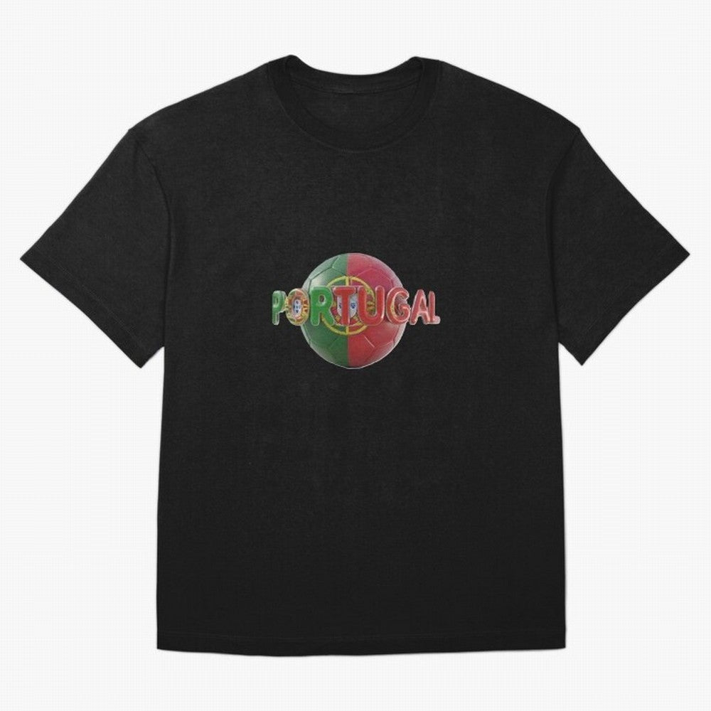 Portugal Soccer World Cup Oversized T-Shirt Make Every Kick Count in the FIFA World Cup 2026 USA Canada Mexico Journey through Haaland and Mbappe Highlights, Portugal, Spain and Germany Pride, Classic Soccer Heritage, Championship Pressure, Fan