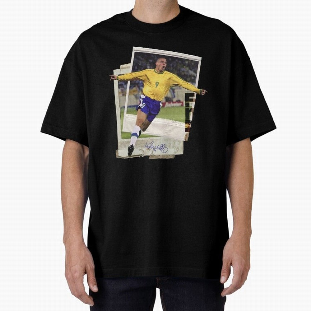 Ronaldo the phenomenon Oversized T-Shirt Bring International Match Energy to FIFA World Cup 2026 USA Canada Mexico Featuring Messi, Neymar and Mbappe, Brazil Energy, Football History, Final Match Energy, Crowd Noise and Once in a Lifetime Moments;