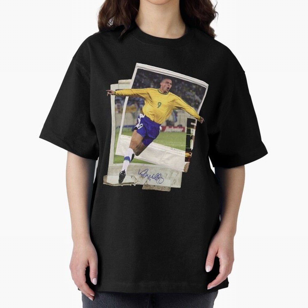 Ronaldo the phenomenon Oversized T-Shirt Bring International Match Energy to FIFA World Cup 2026 USA Canada Mexico Featuring Messi, Neymar and Mbappe, Brazil Energy, Football History, Final Match Energy, Crowd Noise and Once in a Lifetime Moments;