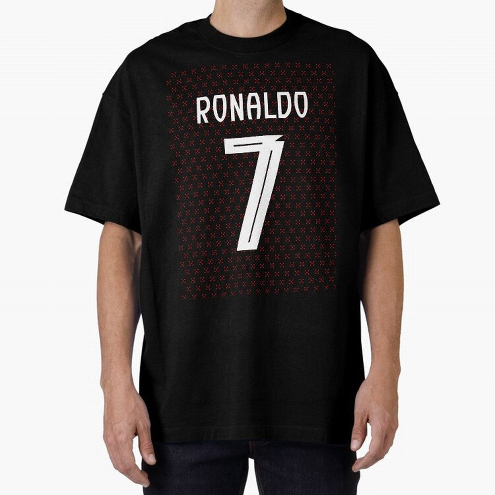 Christiano Ronaldo Portugal Kit 2025 Oversized T-Shirt Celebrate the Road through FIFA World Cup 2026 for Fans of Messi, CR7 and Mbappe and Argentina, Bringing Supporter Pride, Iconic Celebrations, Legendary Names and Global Match Day Energy; Ideal
