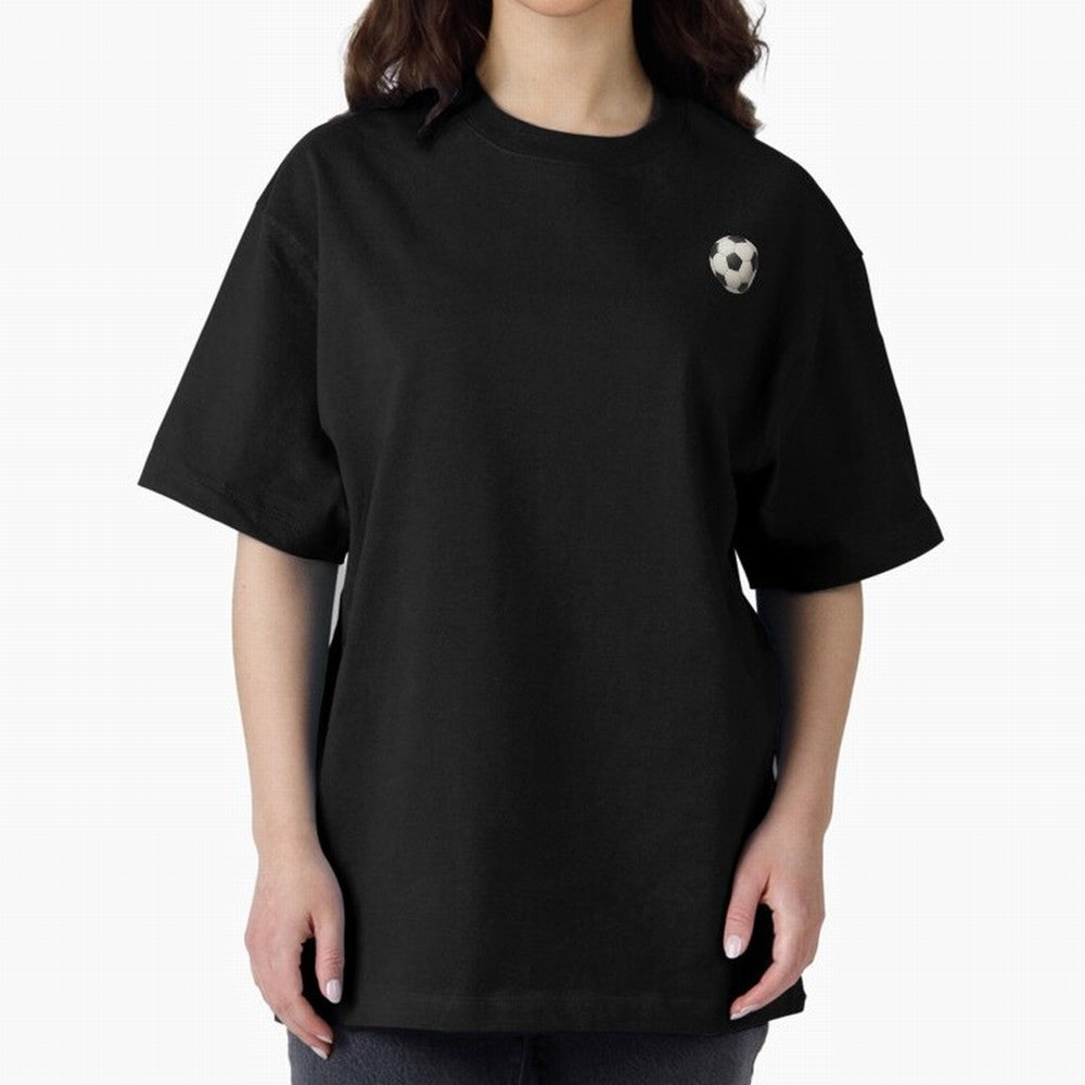 Soccer Ball Oversized T-Shirt Bring a Vintage Feel to FIFA World Cup 2026 for Fans of Messi and Cristiano Ronaldo and Spain, Bringing Fan Favorite Moments, National Team Passion, Big Match Drama and Soccer History; Ideal for Football Dads, Football