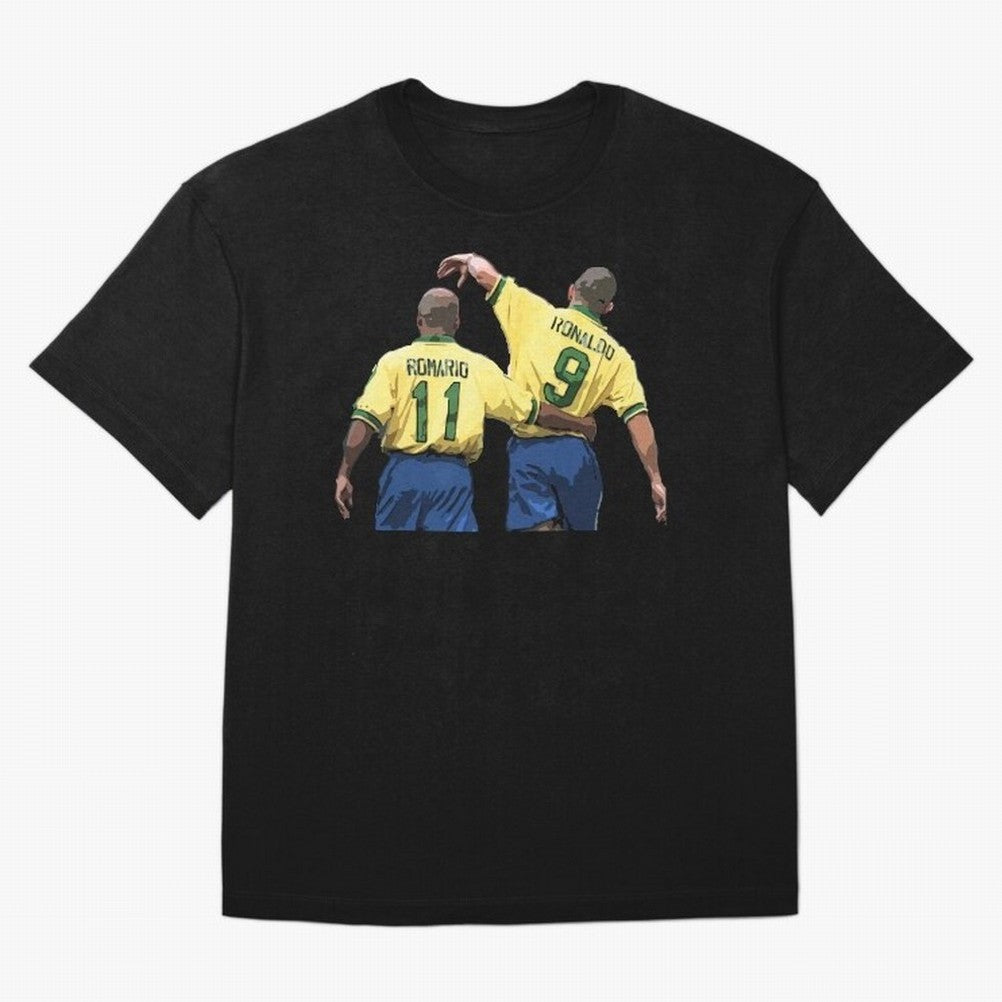 Romario & Ronaldo Oversized T-Shirt Stand with the FIFA World Cup 2026 Journey through Messi and Cristiano Ronaldo Highlights, Germany Pride, Championship Spirit, Famous Goals, Roaring Crowds and International Football Unity; Built for Supporters