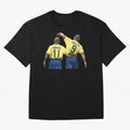 Romario & Ronaldo Oversized T-Shirt Stand with the FIFA World Cup 2026 Journey through Messi and Cristiano Ronaldo Highlights, Germany Pride, Championship Spirit, Famous Goals, Roaring Crowds and International Football Unity; Built for Supporters