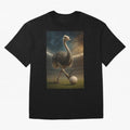 Ostrich Plays Soccer Oversized T-Shirt Represent Fans Who Live for the FIFA World Cup 2026 USA Canada Mexico Journey through CR7 Highlights, France Pride, Football History, Final Match Energy, Crowd Noise and Once in a Lifetime Moments; Made for