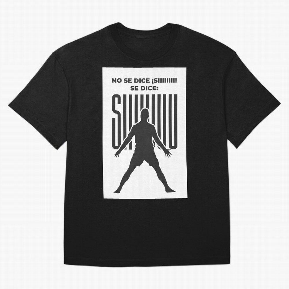 SIUUU - RONALDO Oversized T-Shirt Show Match Day Excitement for FIFA World Cup 2026 USA Canada Mexico for Fans of Neymar, Haaland and Cristiano Ronaldo and France, Bringing Match Day Excitement, Supporter Culture, Golden Goals and Global Football