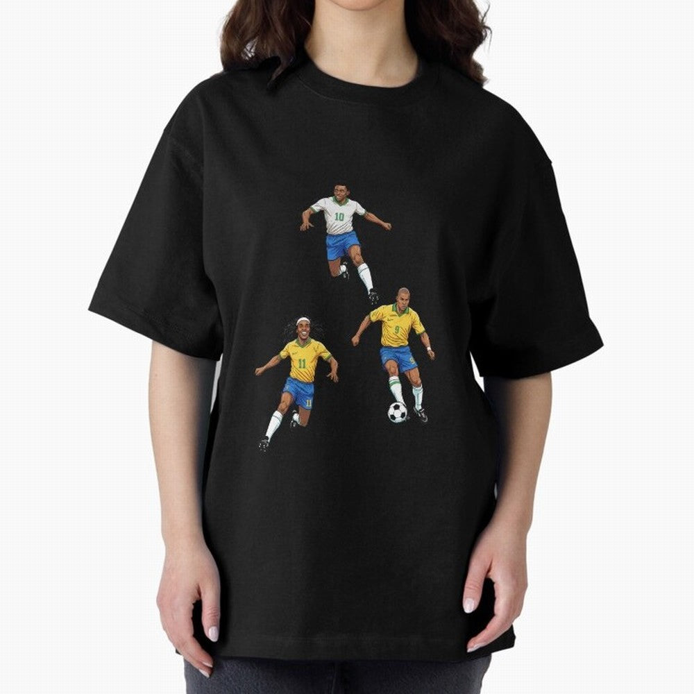 5 Oversized T-Shirt Follow the Road to FIFA World Cup 2026 Group Stage Built around Cristiano Ronaldo, Brazil, Portugal and Argentina Energy, Champion Mindset, Group Stage Buzz, Knockout Tension and Passionate Fan Culture; Perfect for People Who