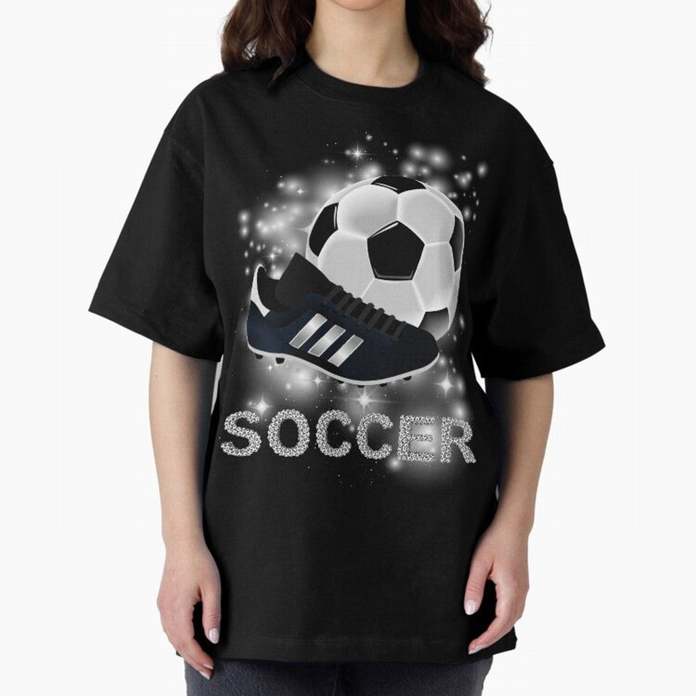 Soccer lover, passion for the ball Oversized T-Shirt Celebrate Match Day Hype around FIFA World Cup 2026 USA Canada Mexico, Messi and Cristiano Ronaldo, France and Portugal, Game Day Rituals, Football Legends, Country Pride and the Road to the
