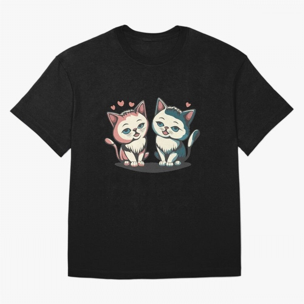 Two Funny Cats with Ronaldo Vibes ¨C Cute Football & Animal Art Oversized T-Shirt Show Your Tournament Heart for FIFA World Cup 2026 Group Stage Spirit, Capturing Brazil, Portugal and Argentina, CR7, Tournament Hype, Historic Matchups, Family