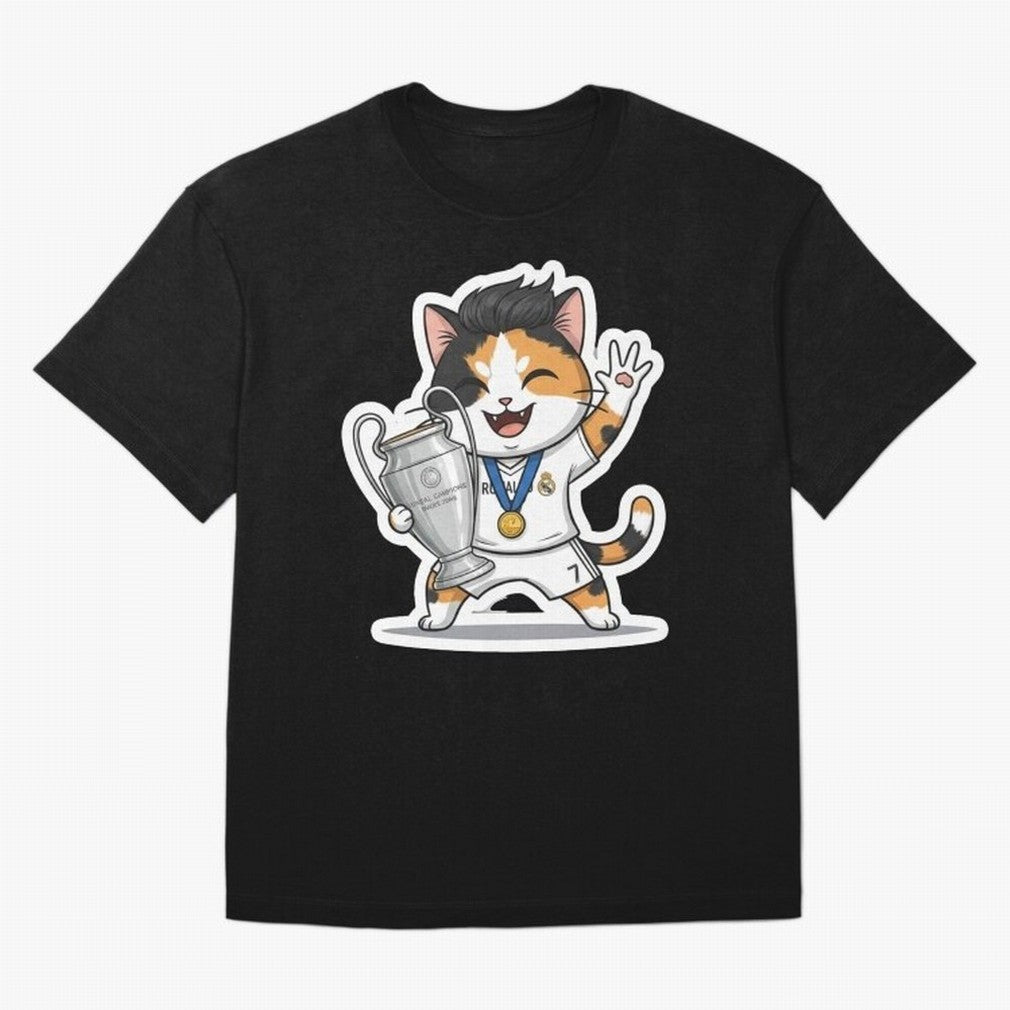 Kitten - Ucl Tittle | Ronaldo Oversized T-Shirt Fuel the Hype around FIFA World Cup 2026 Group Stage Spirit, Capturing France and Portugal, Messi, CR7 and Mbappe, Stadium Memories, Football Loyalty, International Chants and Championship Tradition;