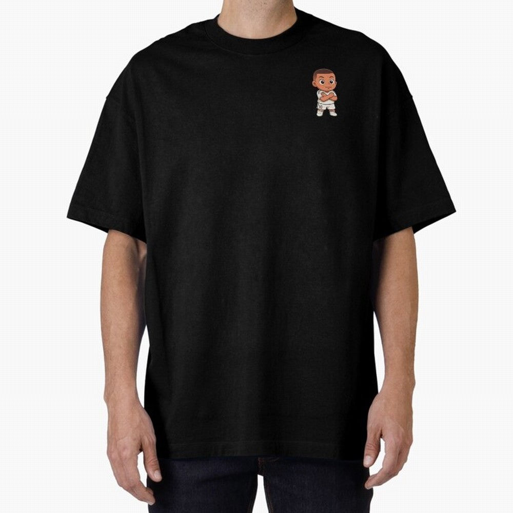 KYLIAN MBAPPE REAL MADRID CELEBRATION | CHIBI STICKER Oversized T-Shirt Join Supporters Worldwide for FIFA World Cup 2026 Group Stage Spirit, Celebrating England, France and Netherlands, CR7 and Messi, Champion Mindset, Group Stage Buzz, Knockout