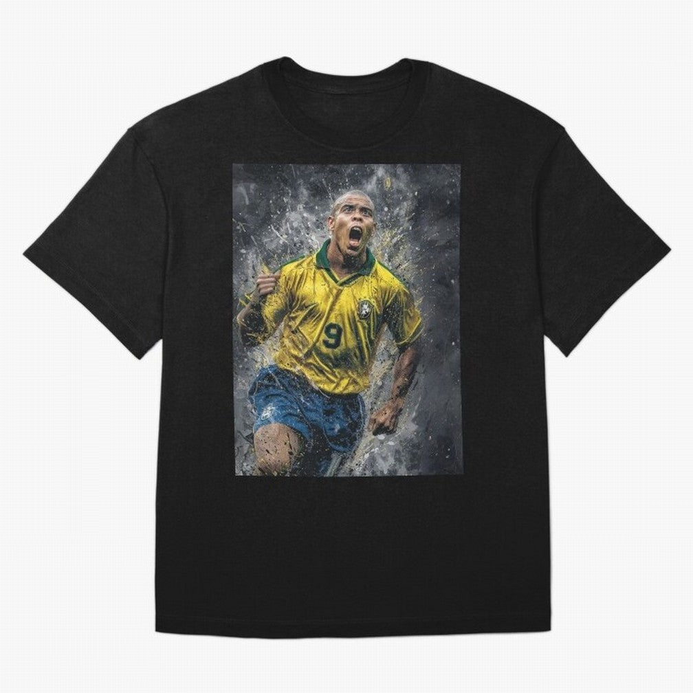Ronaldo Naz¨¢rio - Il Fenomeno (Brazil) Oversized T-Shirt Feel the FIFA World Cup 2026 Group Stage Journey through Haaland Highlights, Portugal Pride, Supporter Pride, Iconic Celebrations, Legendary Names and Global Match Day Energy; Ideal for Fans