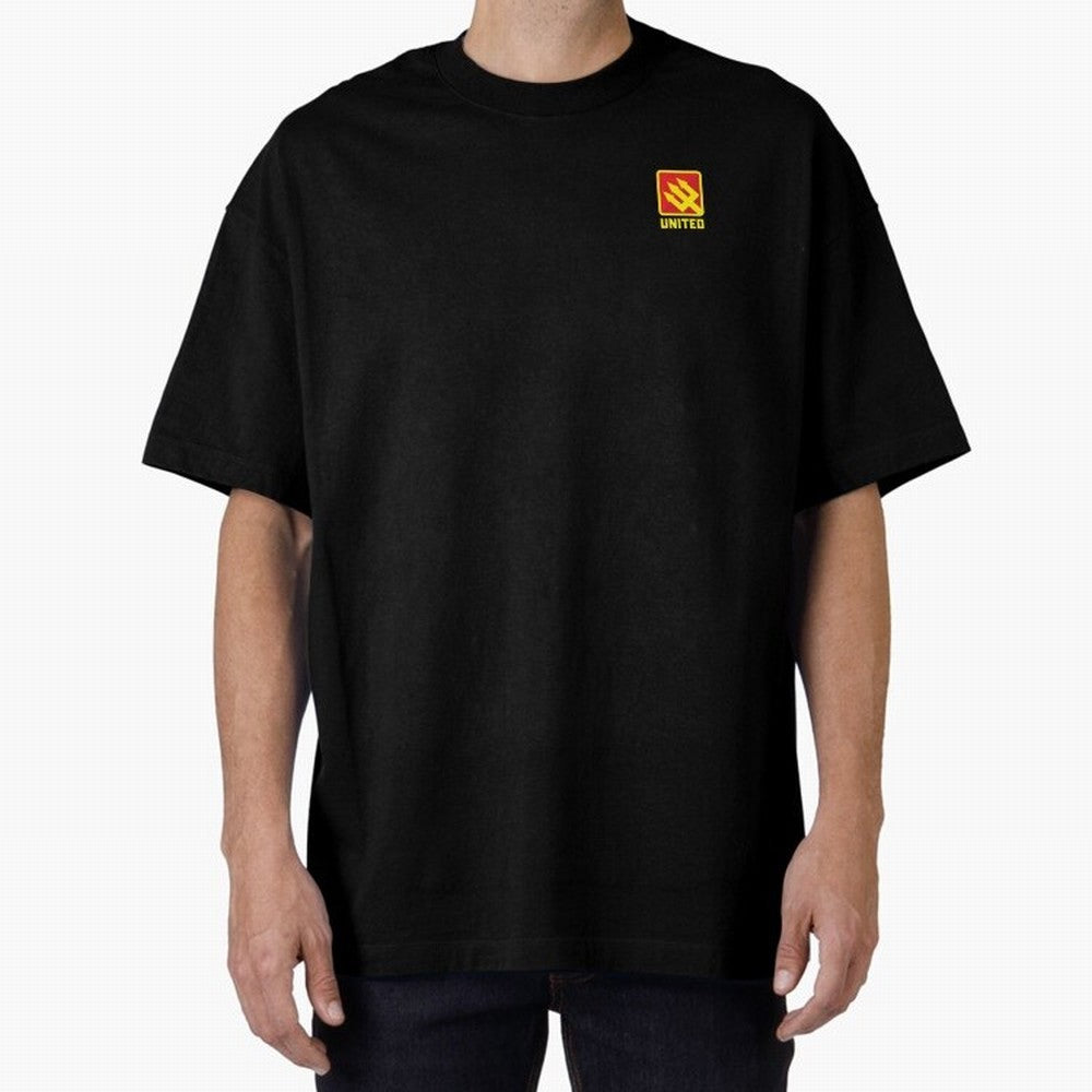 Manchester United Minimal Badge Oversized T-Shirt Fuel Your Fan Pride for the FIFA World Cup 2026 Group Stage Journey through Haaland Highlights, Portugal Pride, Retro Football Energy, Iconic Rivalries, Trophy Chase Drama and Stadium Atmosphere;