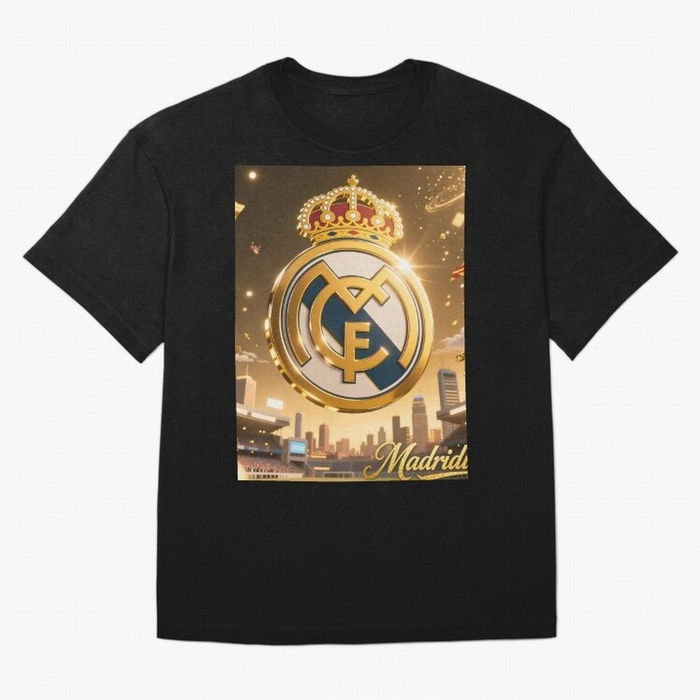 Madridistas Oversized T-Shirt Feel International Energy from Match Day Hype around FIFA World Cup 2026, CR7, Argentina and Brazil, Supporter Pride, Iconic Celebrations, Legendary Names and Global Match Day Energy; Perfect for Fans, Collectors,