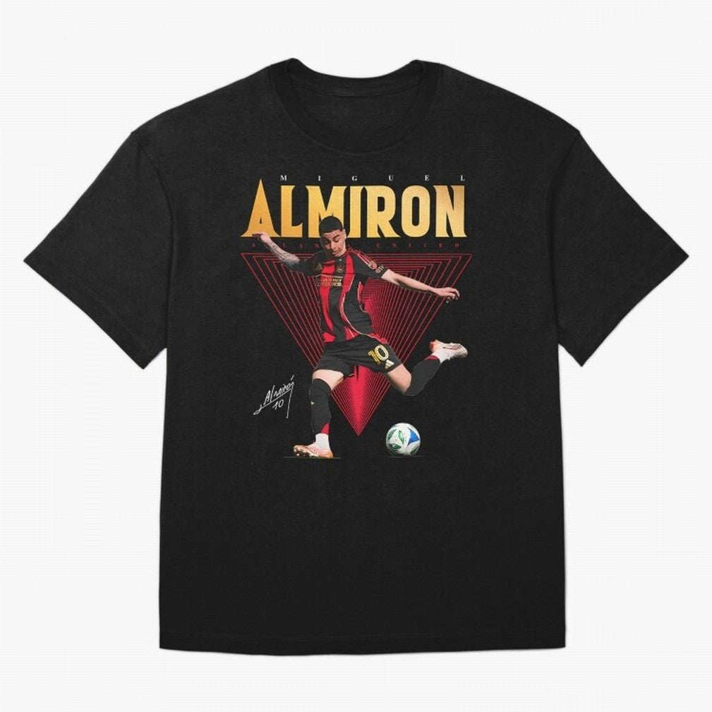 Miguel Almiron Atlanta United FC Oversized T-Shirt Bring Retro Soccer Energy to the FIFA World Cup 2026 Journey through Messi and Cristiano Ronaldo Highlights, Spain Pride, Worldwide Fan Energy, Dramatic Goals, Stadium Lights and Championship