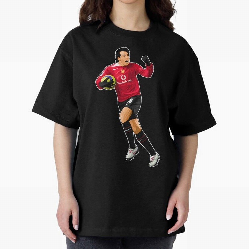Ruud Van Nistelrooy #10 Scooring Goals Oversized T-Shirt Honor the Beautiful Game during FIFA World Cup 2026 USA Canada Mexico for Fans of Neymar and England, France and Netherlands, Bringing Vintage Soccer Flavor, Modern Football Stars, National