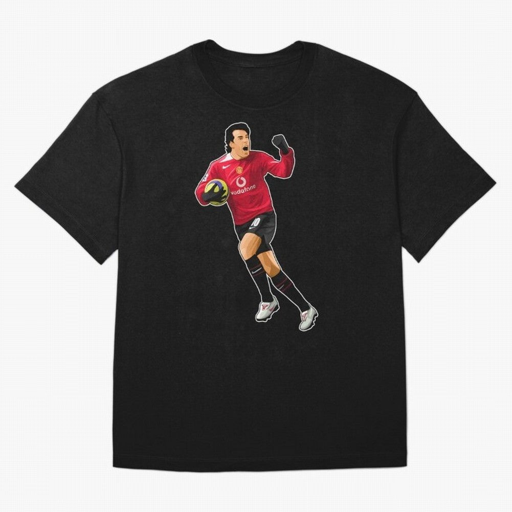 Ruud Van Nistelrooy #10 Scooring Goals Oversized T-Shirt Honor the Beautiful Game during FIFA World Cup 2026 USA Canada Mexico for Fans of Neymar and England, France and Netherlands, Bringing Vintage Soccer Flavor, Modern Football Stars, National