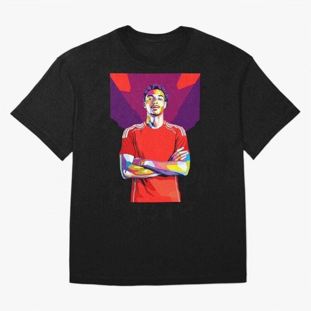 Ekitike in WPAP Style Oversized T-Shirt Show Your Love for FIFA World Cup 2026 Group Stage Driven by CR7 and Messi, England Energy, Stadium Chants, National Pride, Trophy Dreams and Unforgettable Football Memories; Built for Supporters Chasing