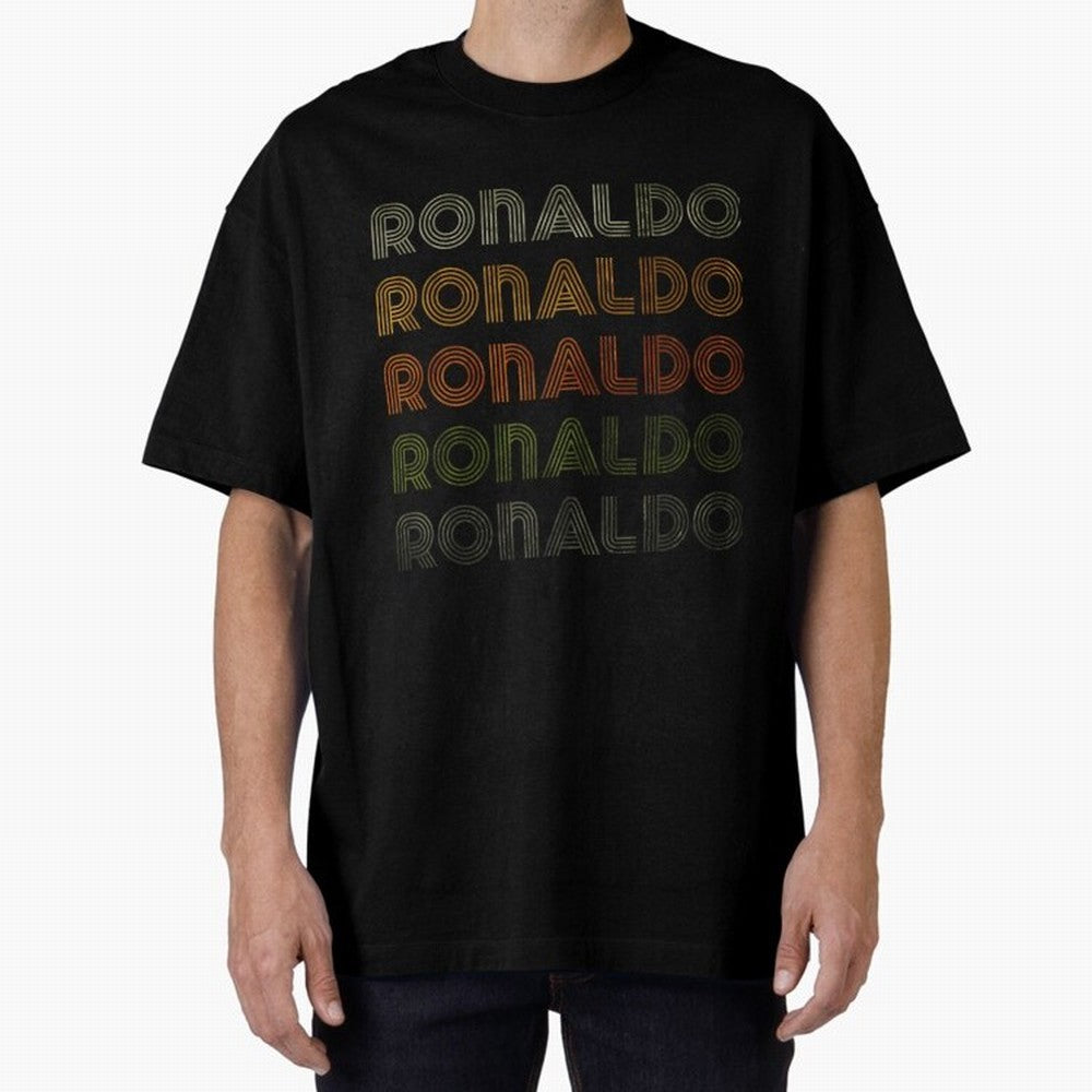 Love Heart Ronaldo Tee GrungeVintage Style Black Ronaldo Oversized T-Shirt Turn Up for Match Day Hype around FIFA World Cup 2026, CR7, Argentina, France and Brazil, Fan Favorite Moments, National Team Passion, Big Match Drama and Soccer History;