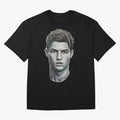 Ronaldo drawing 2008 Oversized T-Shirt Make Every Kick Count in Match Day Hype around FIFA World Cup 2026 USA Canada Mexico, CR7 and Messi, Argentina, Vintage Soccer Flavor, Modern Football Stars, National Flags and Final Night Emotion; Created for
