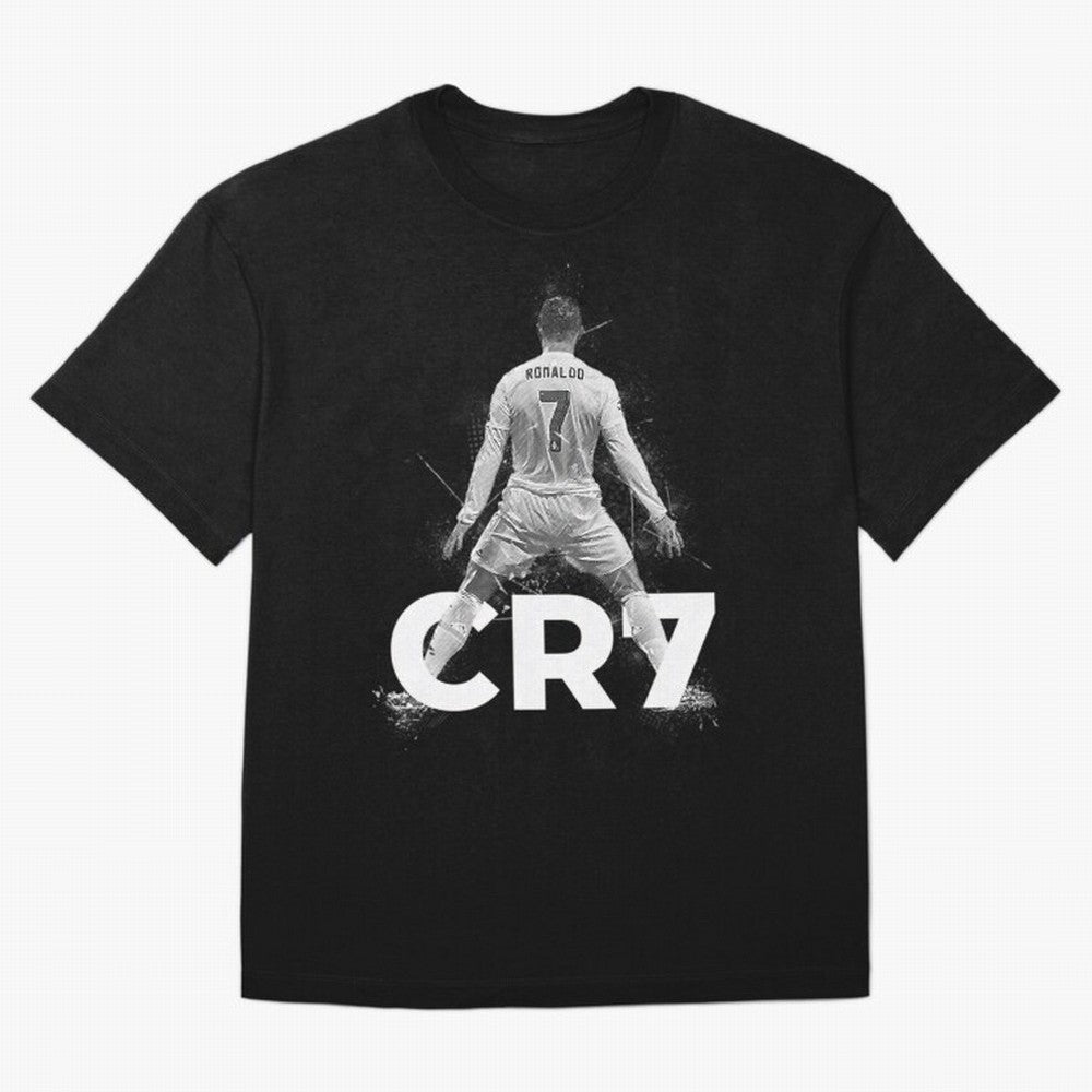 CR7 Ronaldo Celebration Artwork For Football Fans Gift For Soccer Enthusiasts Oversized T-Shirt Celebrate Soccer Greatness during Global Football Passion for FIFA World Cup 2026 USA Canada Mexico, Highlighting Messi, England, Supporter Pride,