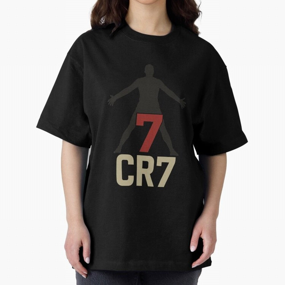 A footballer with a well-known shirt number Oversized T-Shirt Honor Football Greatness during FIFA World Cup 2026 Spirit, Featuring England, Messi and Cristiano Ronaldo, Game Day Rituals, Football Legends, Country Pride and the Road to the Final;
