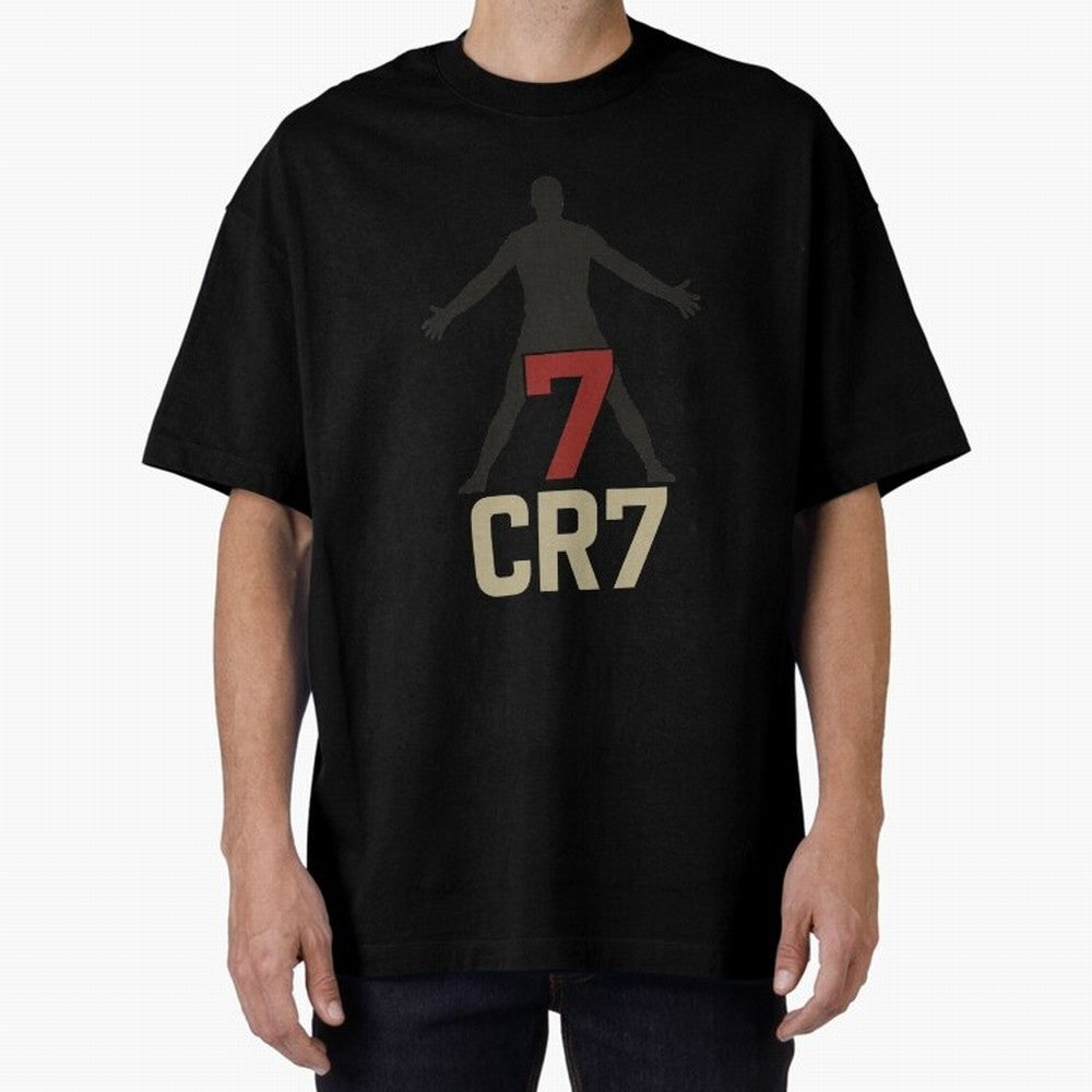 A footballer with a well-known shirt number Oversized T-Shirt Honor Football Greatness during FIFA World Cup 2026 Spirit, Featuring England, Messi and Cristiano Ronaldo, Game Day Rituals, Football Legends, Country Pride and the Road to the Final;