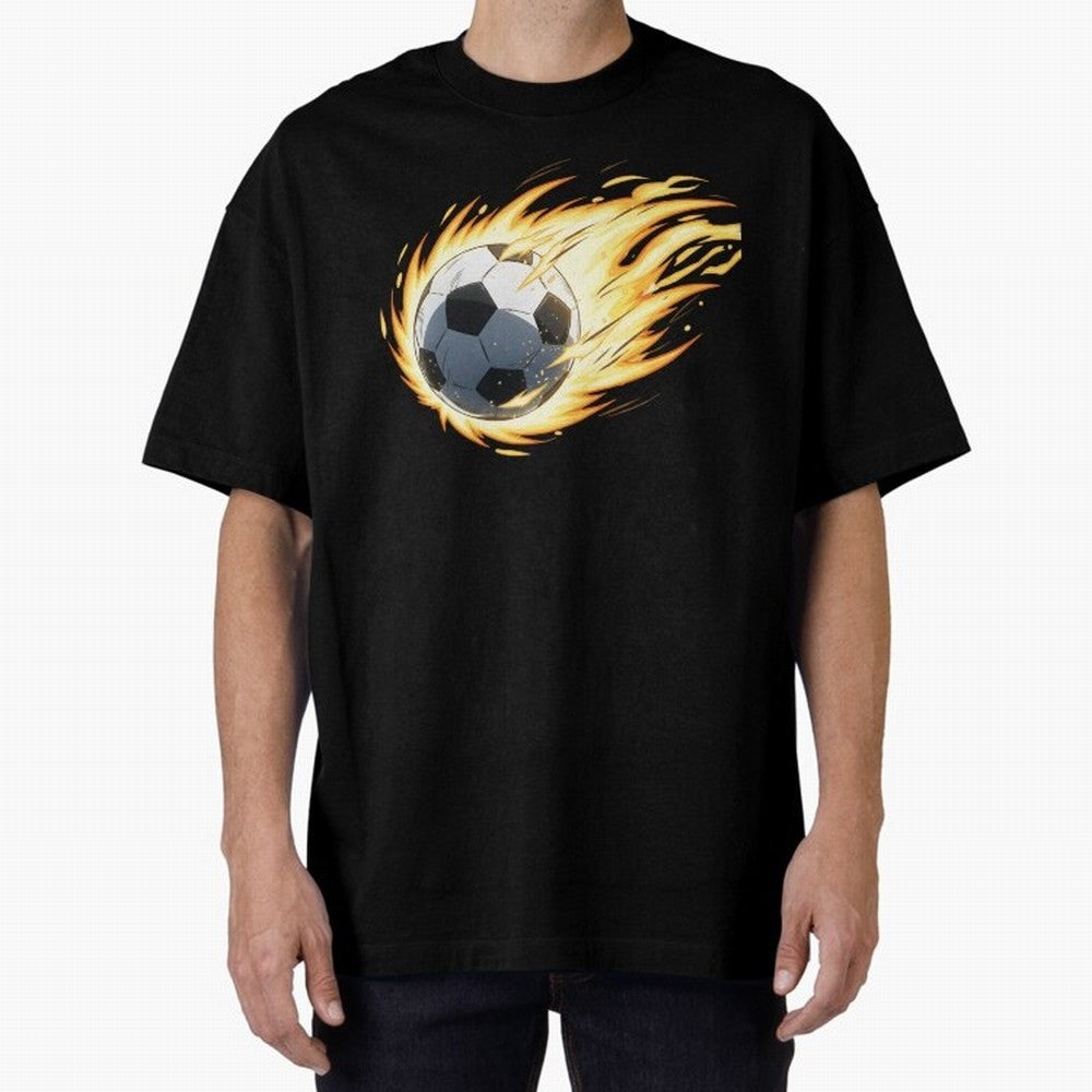 Soccer anime Oversized T-Shirt Celebrate Supporters United by Global Football Passion for FIFA World Cup 2026 Group Stage, Highlighting Messi, CR7 and Mbappe, France and Portugal, Champion Mindset, Group Stage Buzz, Knockout Tension and Passionate