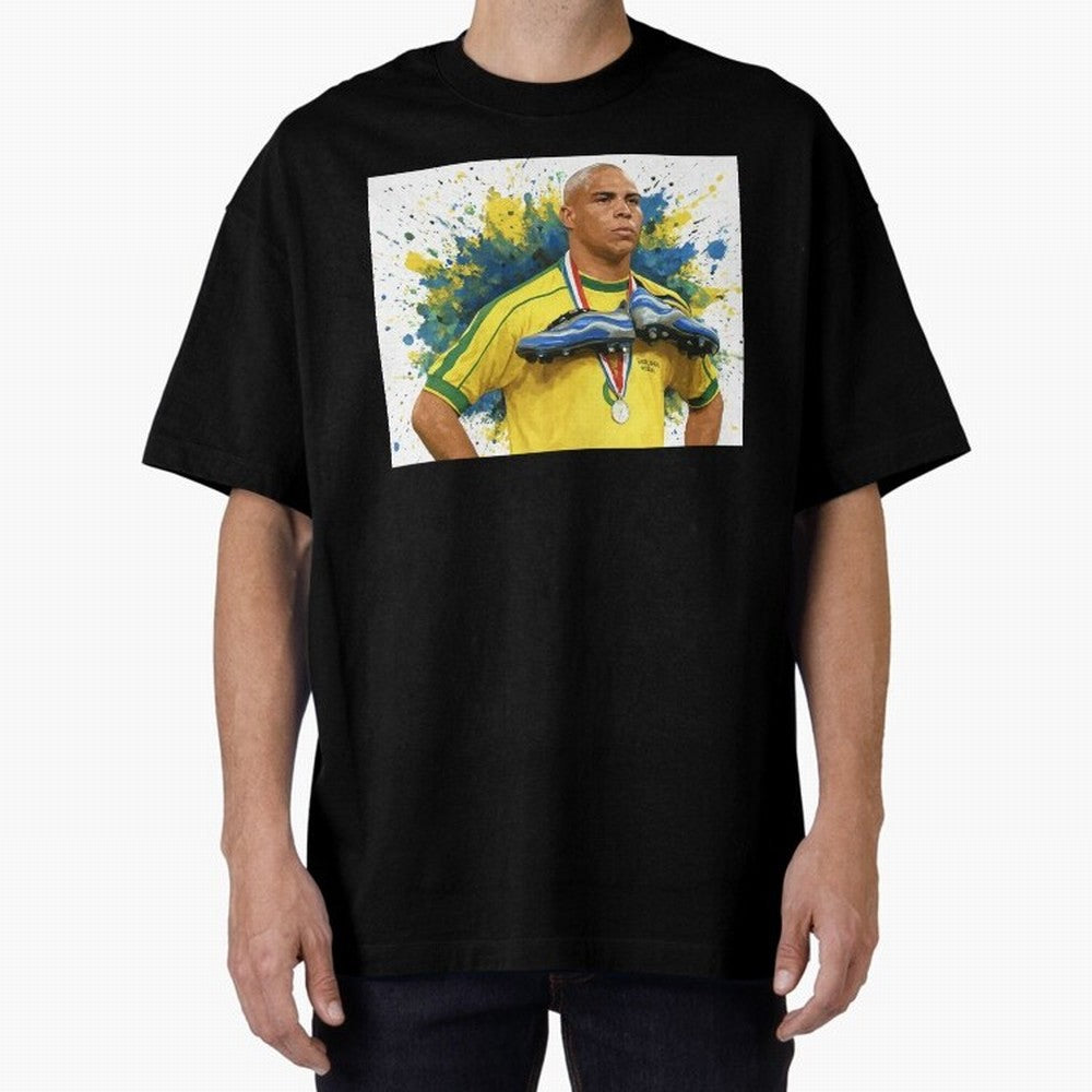 Ronaldo, O Fen?meno Oversized T-Shirt Carry the Dream of Match Day Hype around FIFA World Cup 2026 USA Canada Mexico, Messi, Neymar and Mbappe, England and Germany, Vintage Soccer Flavor, Modern Football Stars, National Flags and Final Night