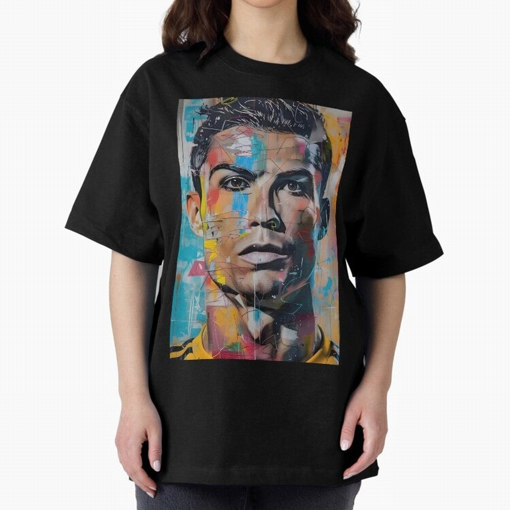 Christiano Ronaldo Oversized T-Shirt Bring Legendary Rivalry Energy to Match Day Hype around FIFA World Cup 2026, Cristiano Ronaldo, Brazil, Tournament Hype, Historic Matchups, Family Viewing Parties and Global Sports Pride; Built for Supporters