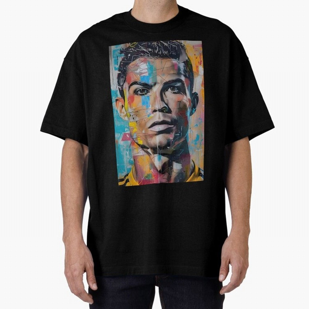 Christiano Ronaldo Oversized T-Shirt Bring Legendary Rivalry Energy to Match Day Hype around FIFA World Cup 2026, Cristiano Ronaldo, Brazil, Tournament Hype, Historic Matchups, Family Viewing Parties and Global Sports Pride; Built for Supporters