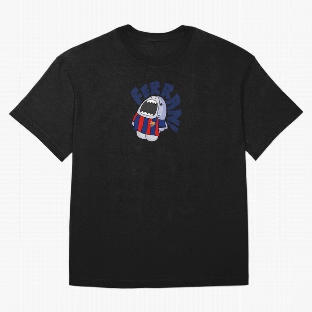 Ferran shark sticker Oversized T-Shirt Make Your Look Match Global Football Passion for FIFA World Cup 2026 USA Canada Mexico, Inspired by Messi and Cristiano Ronaldo, Spain and Netherlands, Tournament Hype, Historic Matchups, Family Viewing