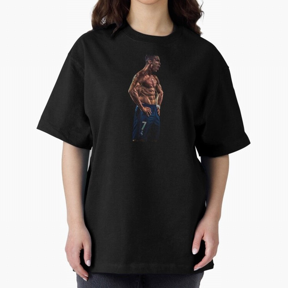 Christiano Ronaldo CR7 Oversized T-Shirt Join the Countdown to Global Football Passion for FIFA World Cup 2026 Group Stage, with Messi and Cristiano Ronaldo, England, Stadium Chants, National Pride, Trophy Dreams and Unforgettable Football