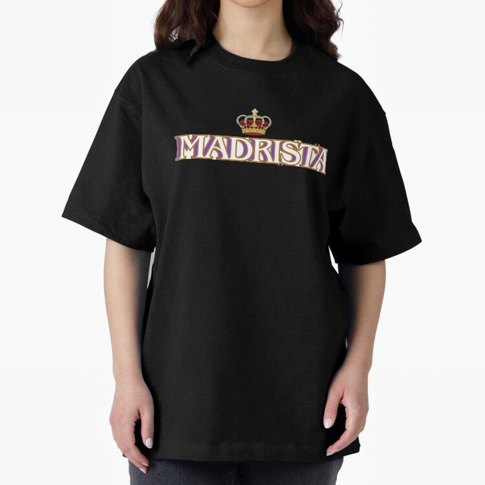 Madrista - Real Madrid Oversized T-Shirt Relive the Noise and Pride of FIFA World Cup 2026 Group Stage for Fans of Messi, Neymar and Mbappe and England, France and Netherlands, Bringing Worldwide Fan Energy, Dramatic Goals, Stadium Lights and
